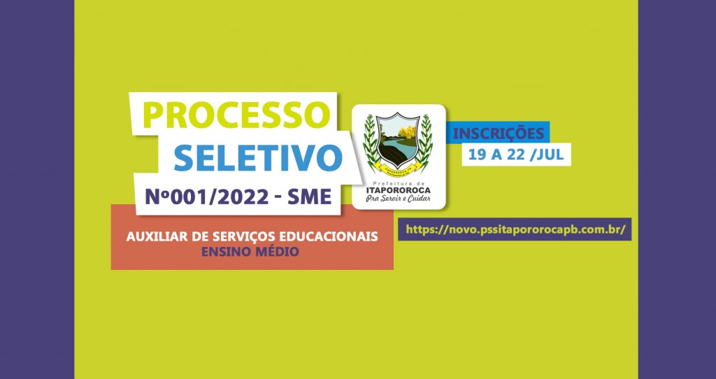 PROCESSO SELETIVO SIMPLIFICADO 001/2022
