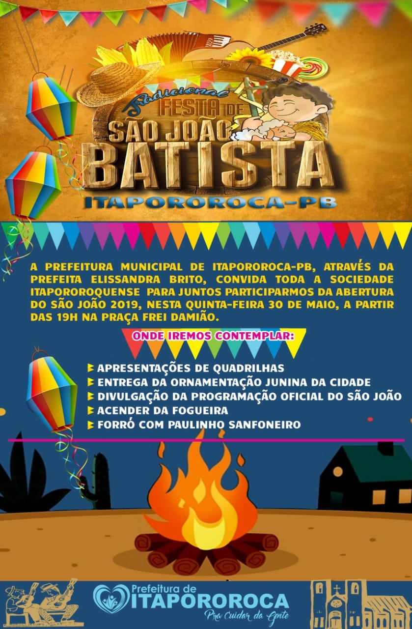 Abertura Oficial da Festividade do Padroeiro São João Batista (2019)